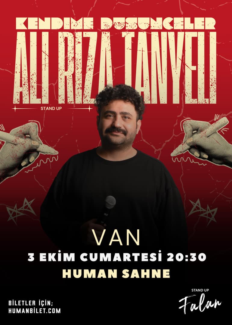 ALİ RIZA TANYELİ ile Sezonun İlk Stand-Up Gösterisi!